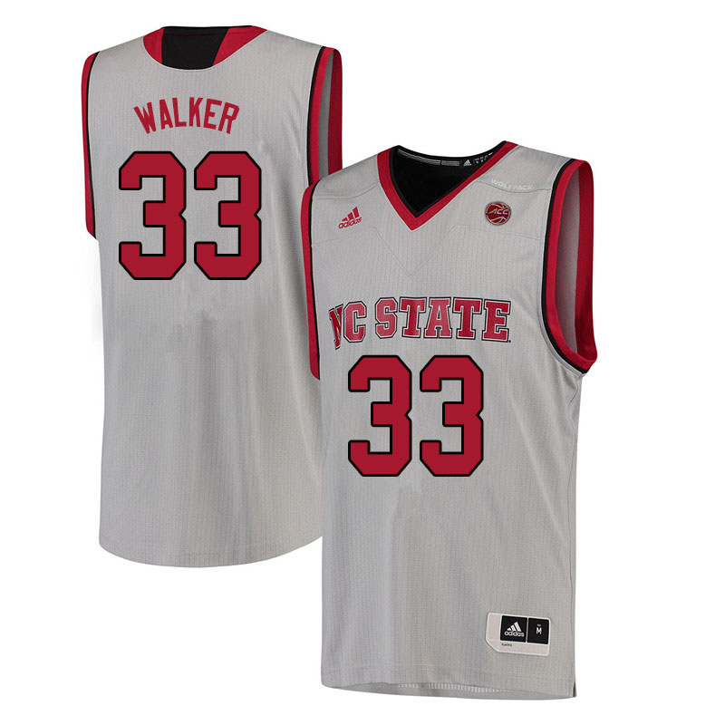 Men #33 Wyatt Walker NC State Wolfpack College Basketball Jerseys Sale-White